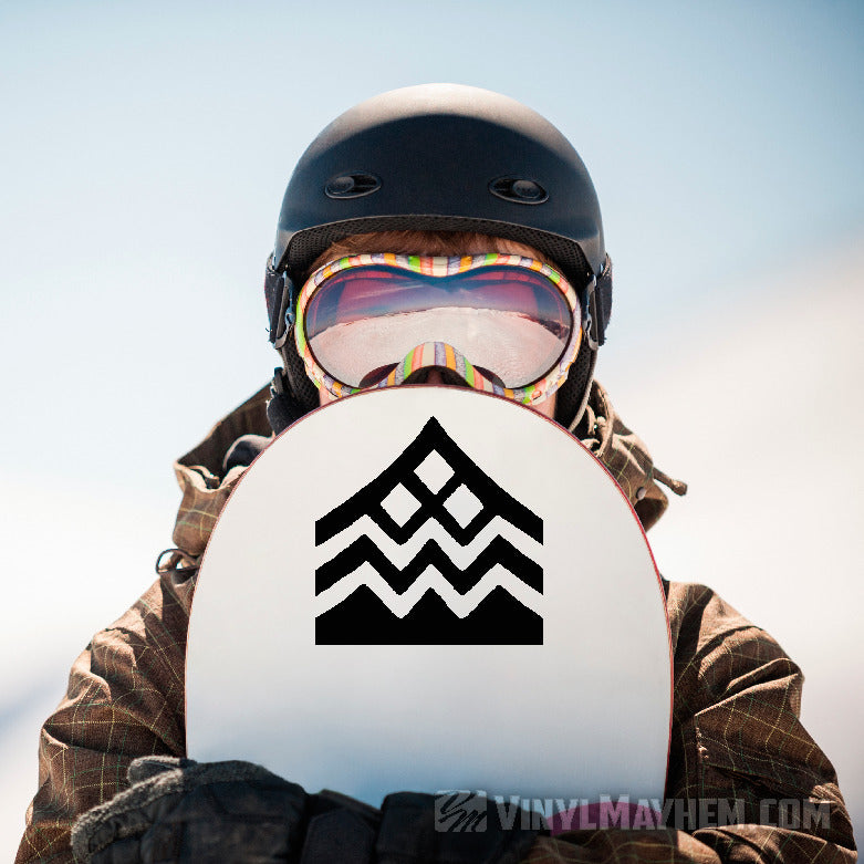 Mauna Kea Hawaiian tribal vinyl sticker