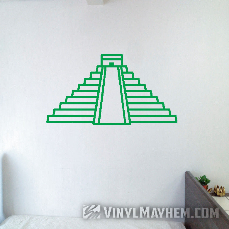 Mayan Pyramid Chitzen Itza vinyl sticker