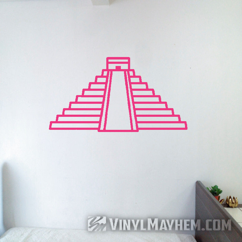 Mayan Pyramid Chitzen Itza vinyl sticker