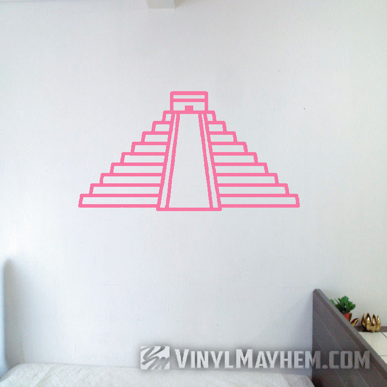Mayan Pyramid Chitzen Itza vinyl sticker
