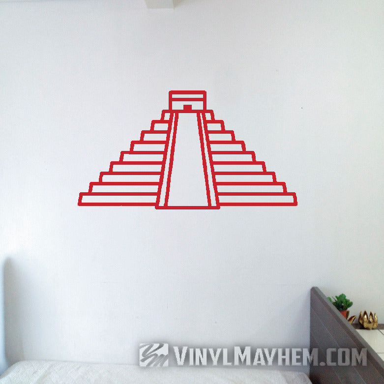 Mayan Pyramid Chitzen Itza vinyl sticker