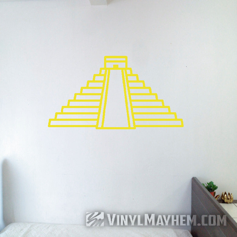 Mayan Pyramid Chitzen Itza vinyl sticker