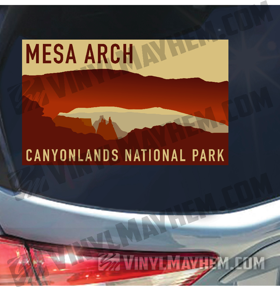 Mesa Arch Canyonlands National Park Utah sticker