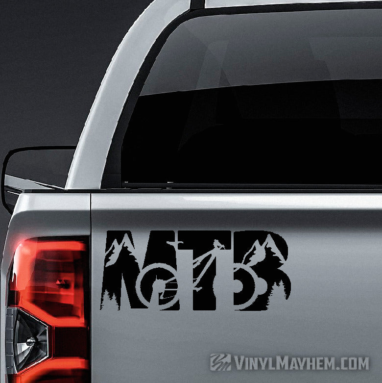 MTB Mountain Bike vinyl sticker