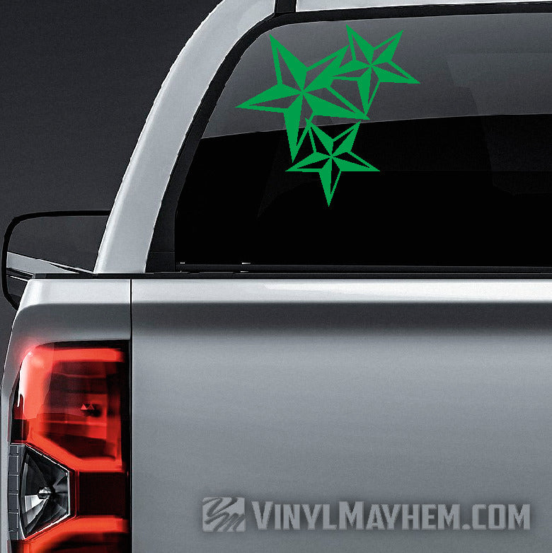 Nautical Star Cluster vinyl sticker