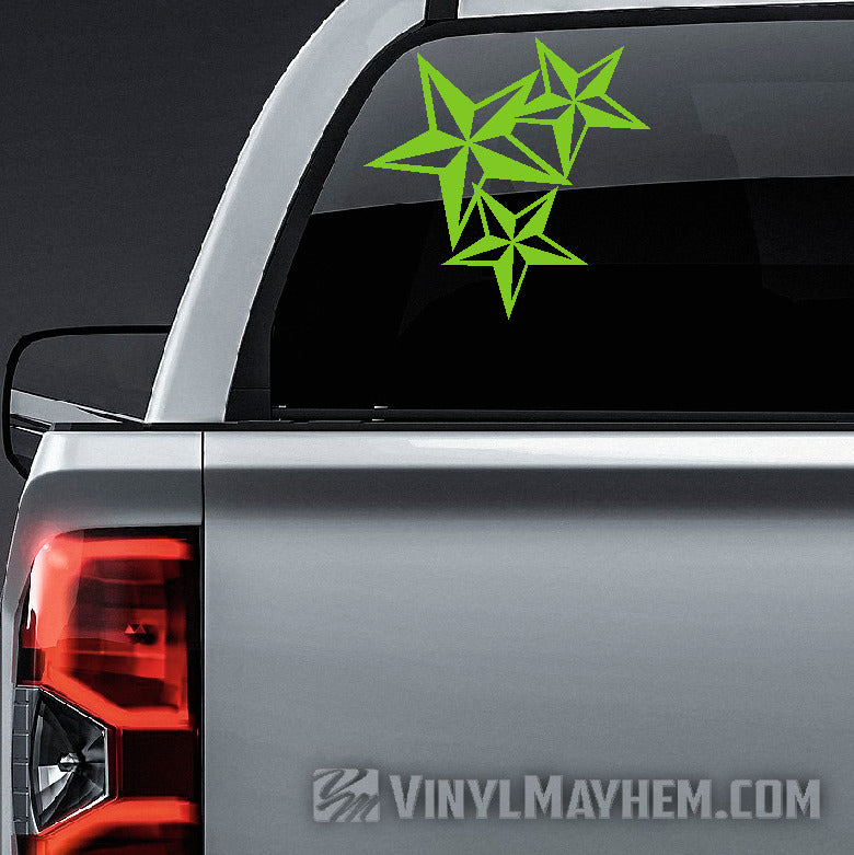 Nautical Star Cluster vinyl sticker