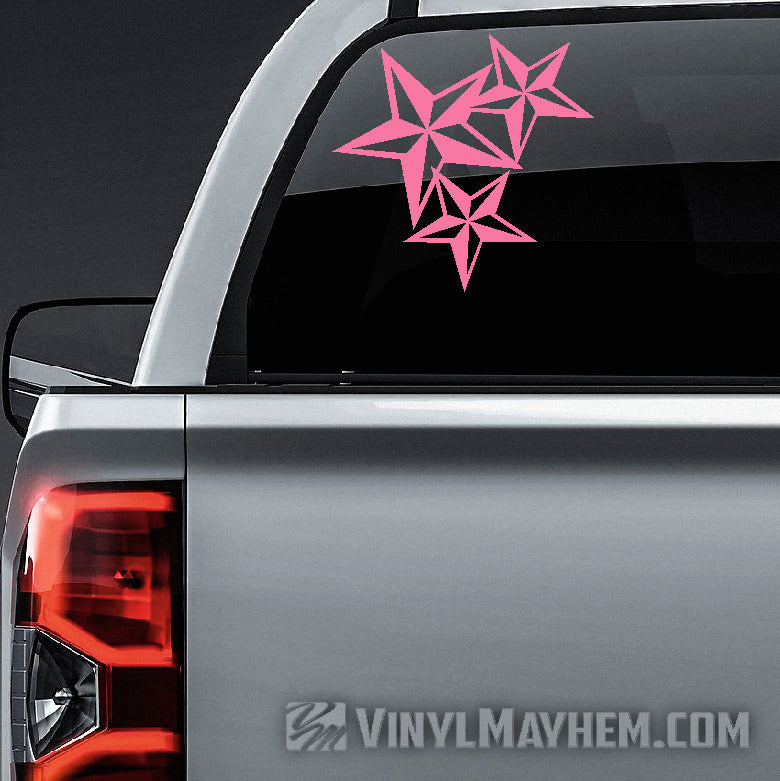 Nautical Star Cluster vinyl sticker