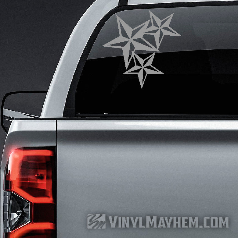 Nautical Star Cluster vinyl sticker
