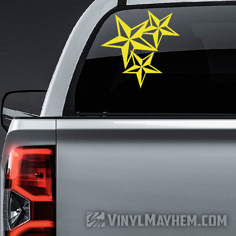 Nautical Star Cluster vinyl sticker