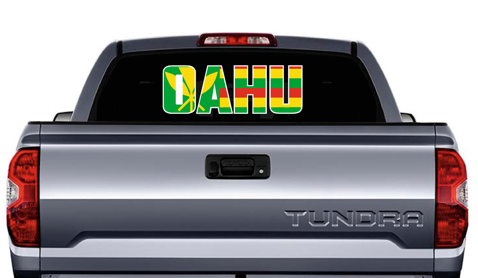 Oahu Kanaka Maoli flag design sticker