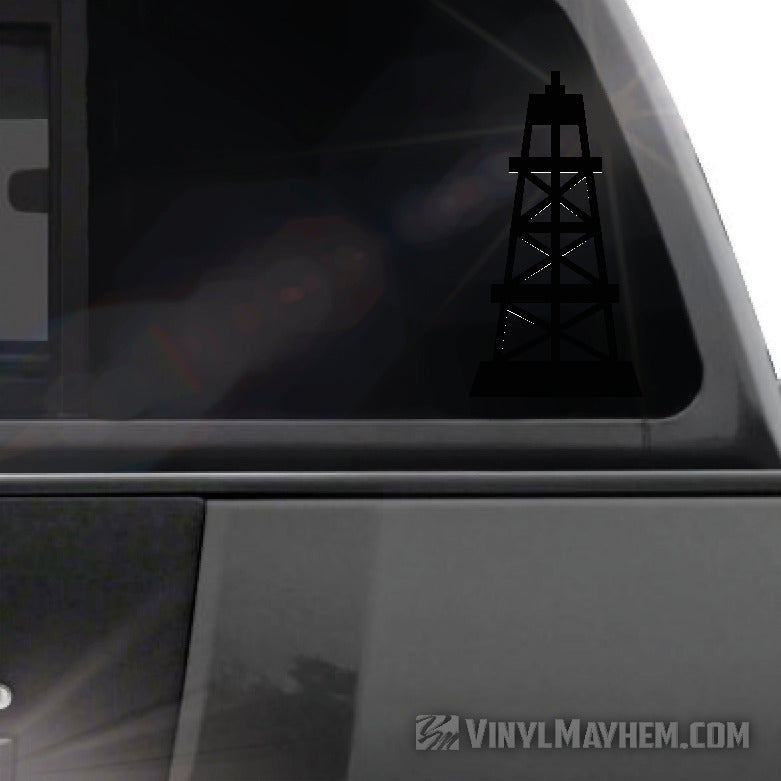 Oil Drilling Rig vinyl sticker