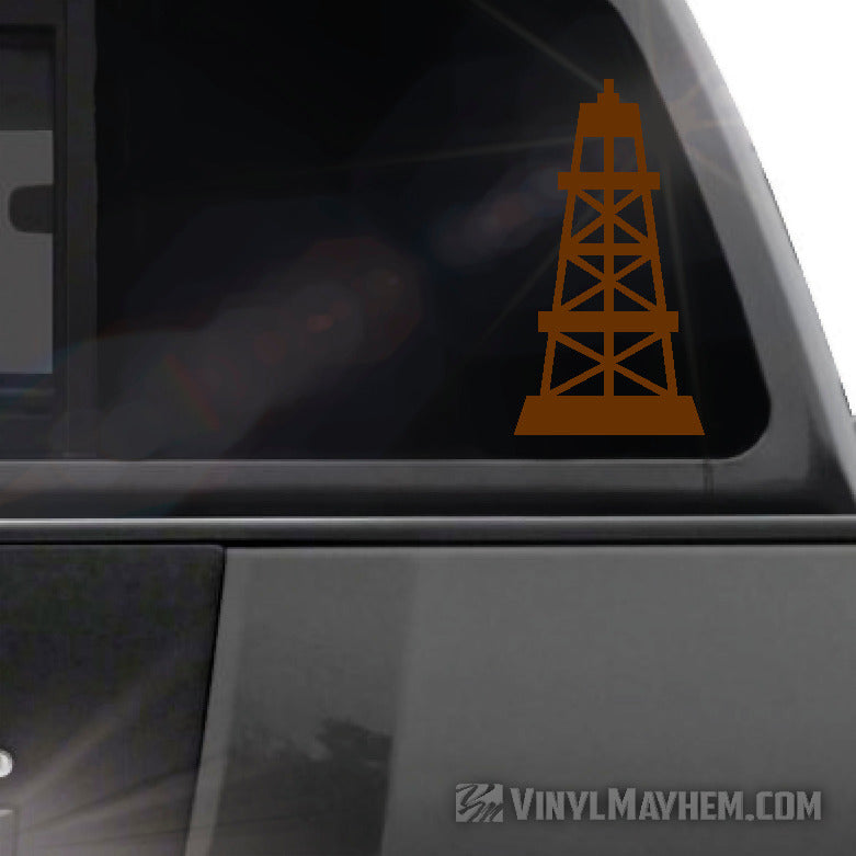 Oil Drilling Rig vinyl sticker