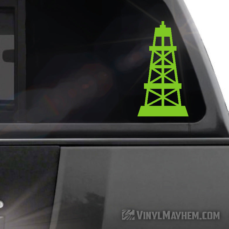 Oil Drilling Rig vinyl sticker