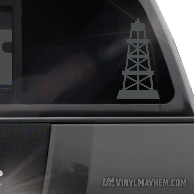 Oil Drilling Rig vinyl sticker