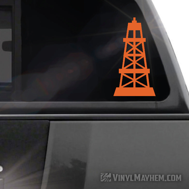 Oil Drilling Rig vinyl sticker