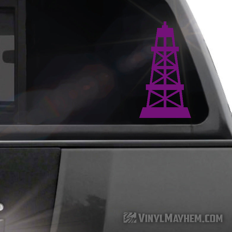 Oil Drilling Rig vinyl sticker