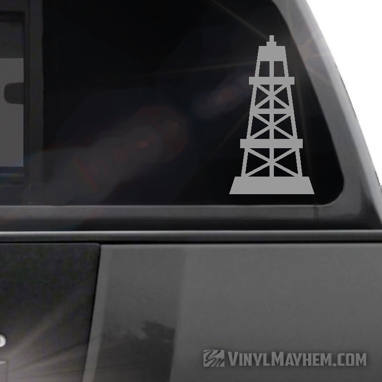 Oil Drilling Rig vinyl sticker