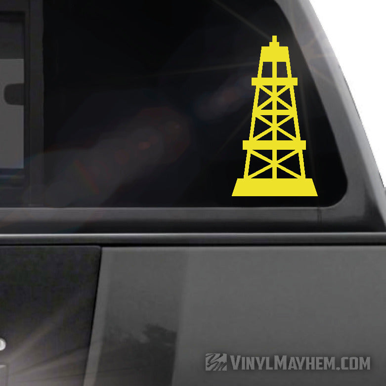Oil Drilling Rig vinyl sticker