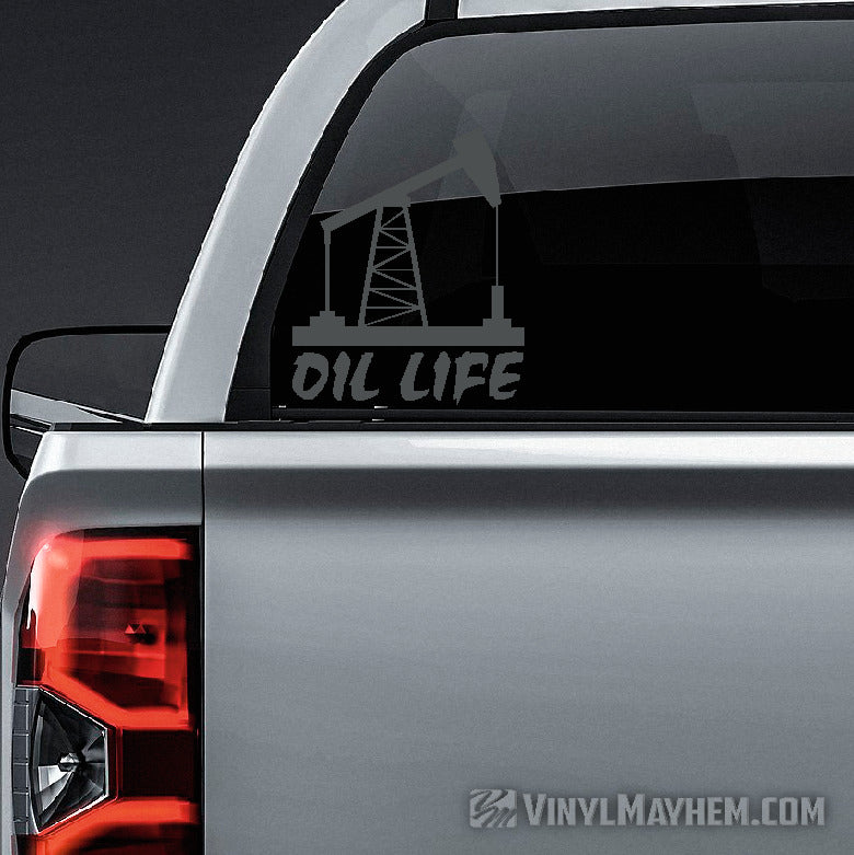 Oil Life vinyl sticker