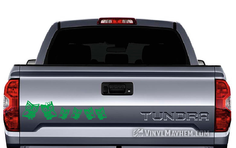 Owl Family vinyl sticker sheet