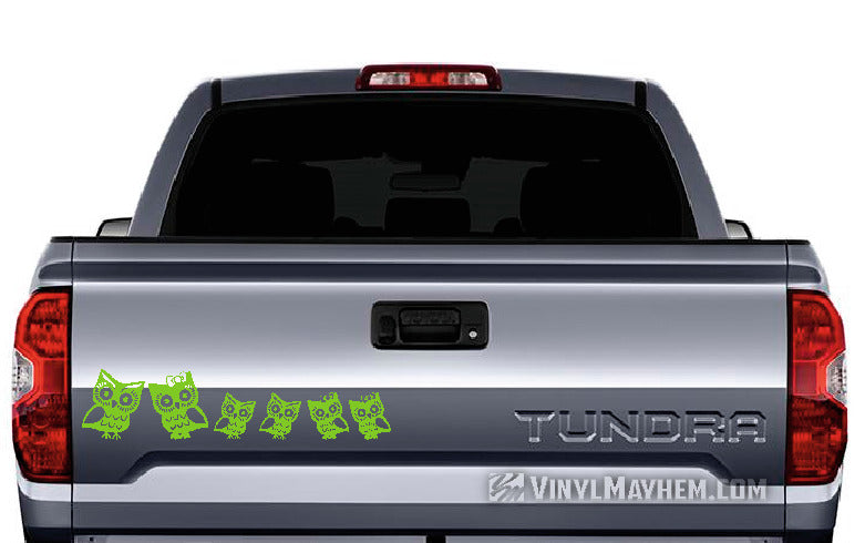 Owl Family vinyl sticker sheet