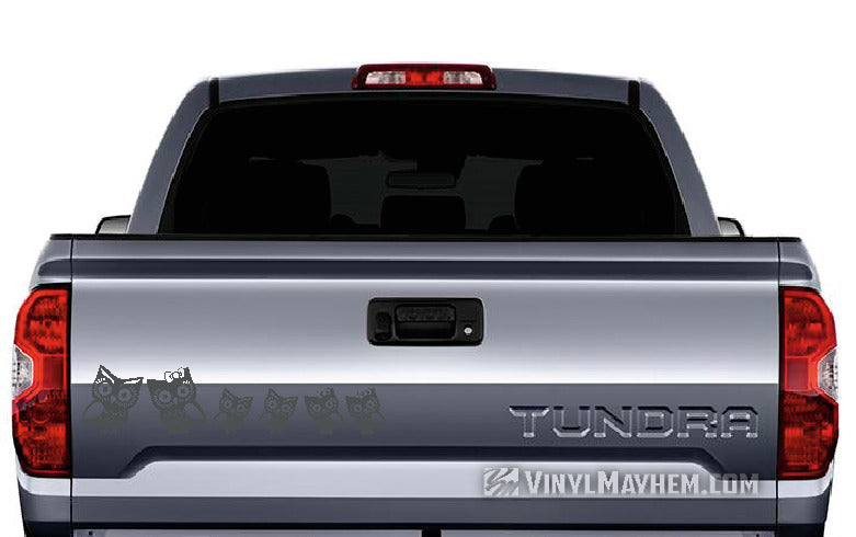 Owl Family vinyl sticker sheet