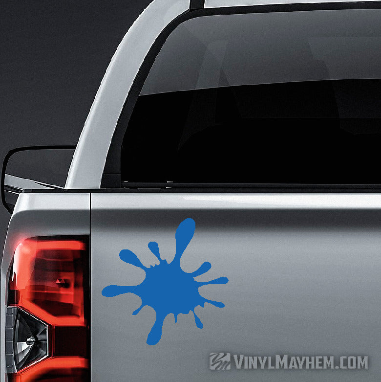 Paintball splat vinyl sticker