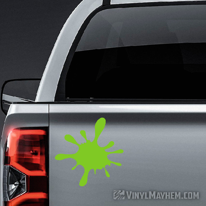 Paintball splat vinyl sticker