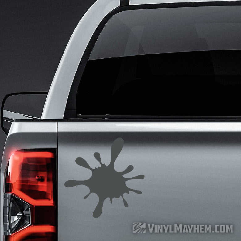 Paintball splat vinyl sticker