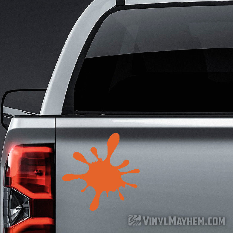 Paintball splat vinyl sticker