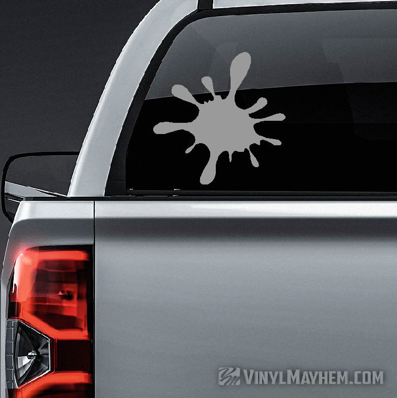 Paintball splat vinyl sticker