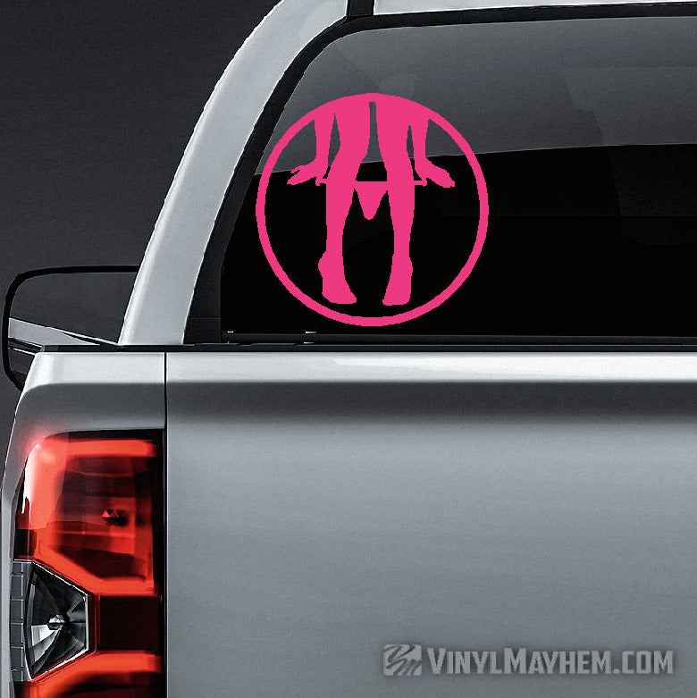 Panty Dropper symbol vinyl sticker