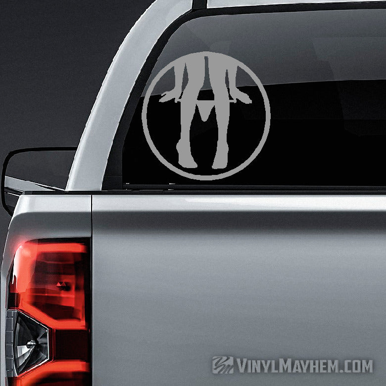 Panty Dropper symbol vinyl sticker