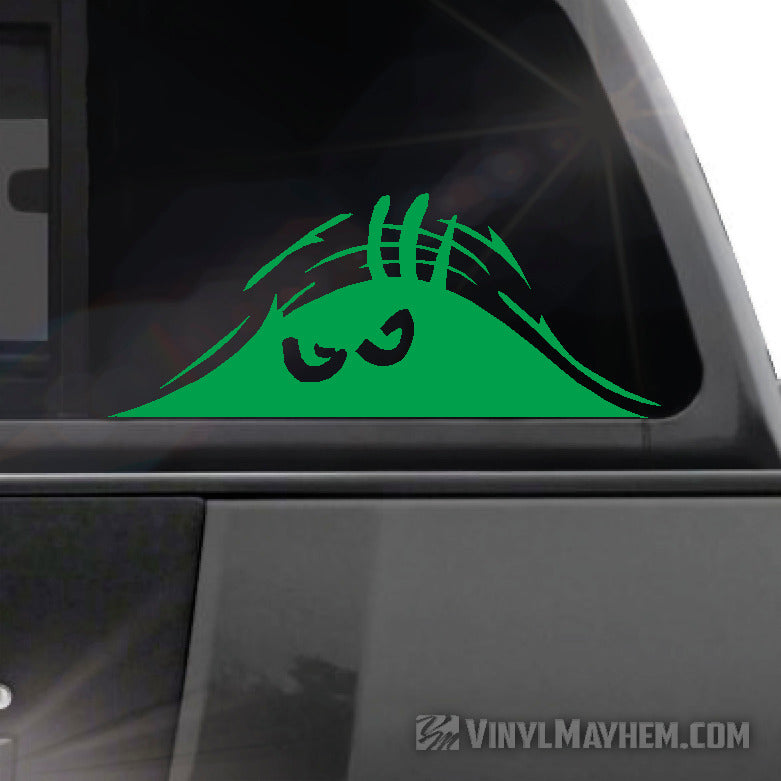 Peeking Monster vinyl sticker