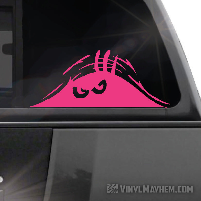 Peeking Monster vinyl sticker