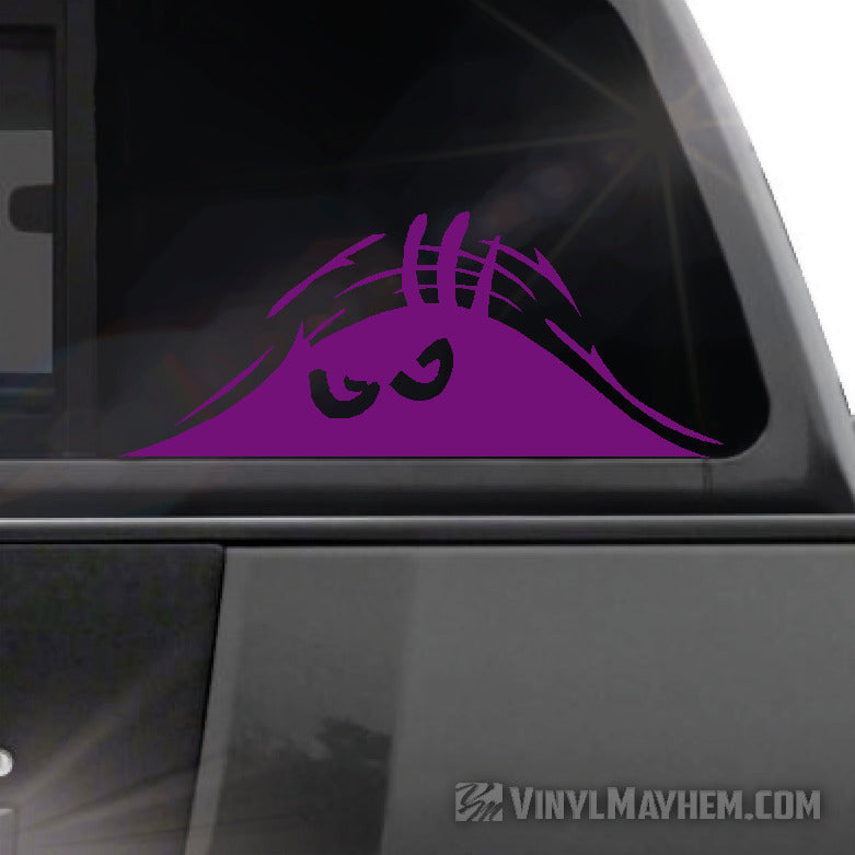 Peeking Monster vinyl sticker