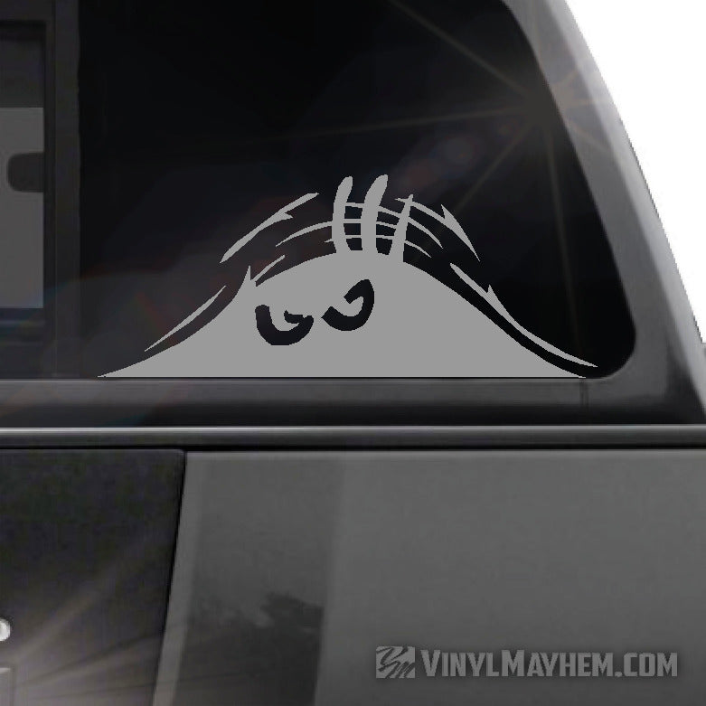Peeking Monster vinyl sticker