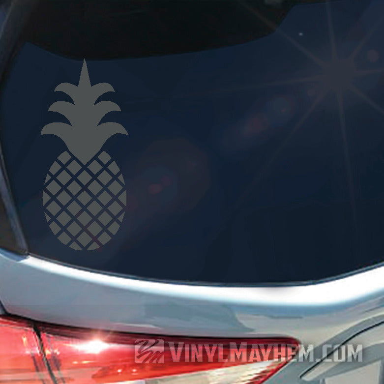 Pineapple solid crown vinyl sticker