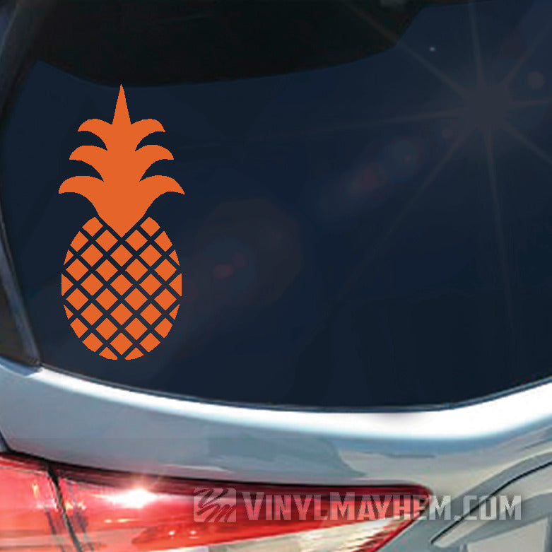 Pineapple solid crown vinyl sticker