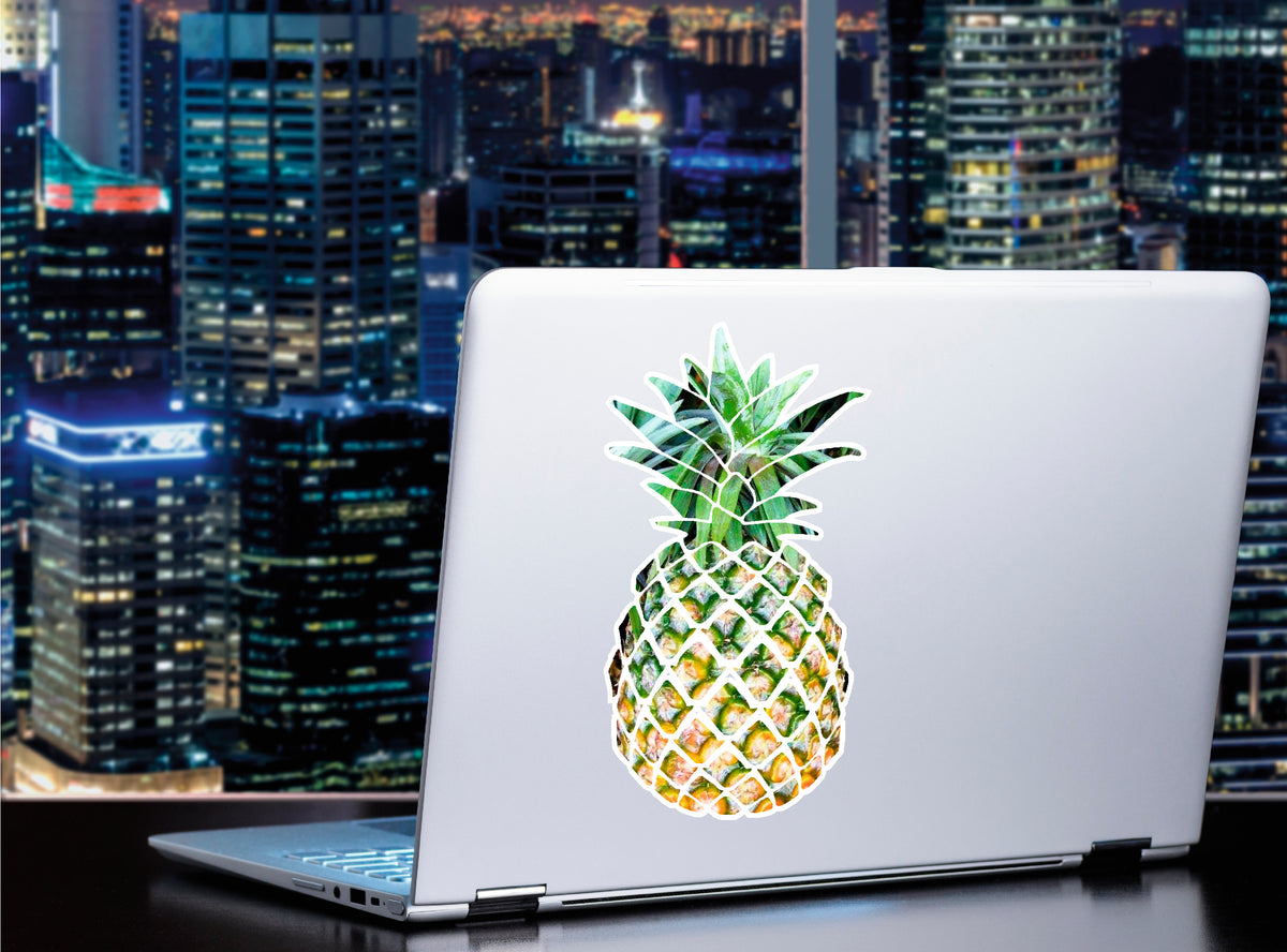 Pineapple full color print sticker
