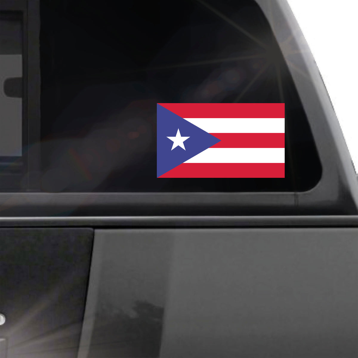 Puerto Rico Auto Sticker Puerto Rico flag Caribbean window bumper water bottle sticker decal ...