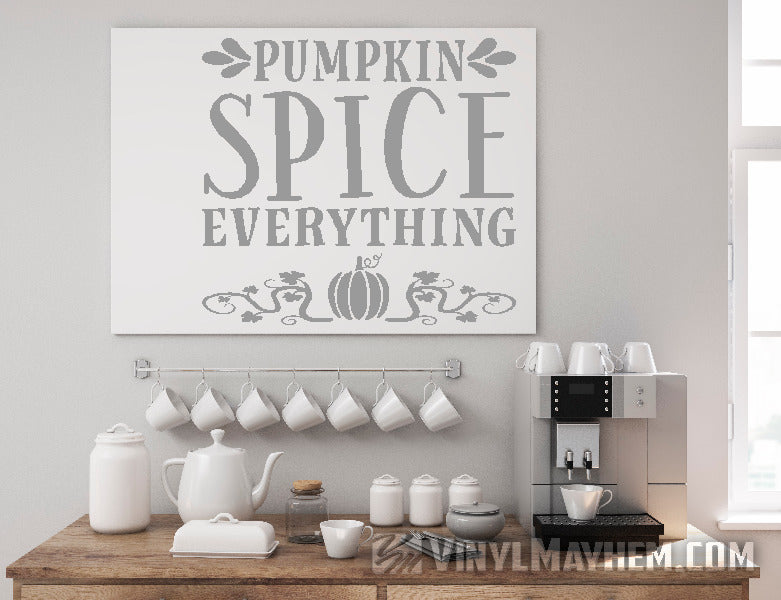 Pumpkin Spice Everything vinyl sticker
