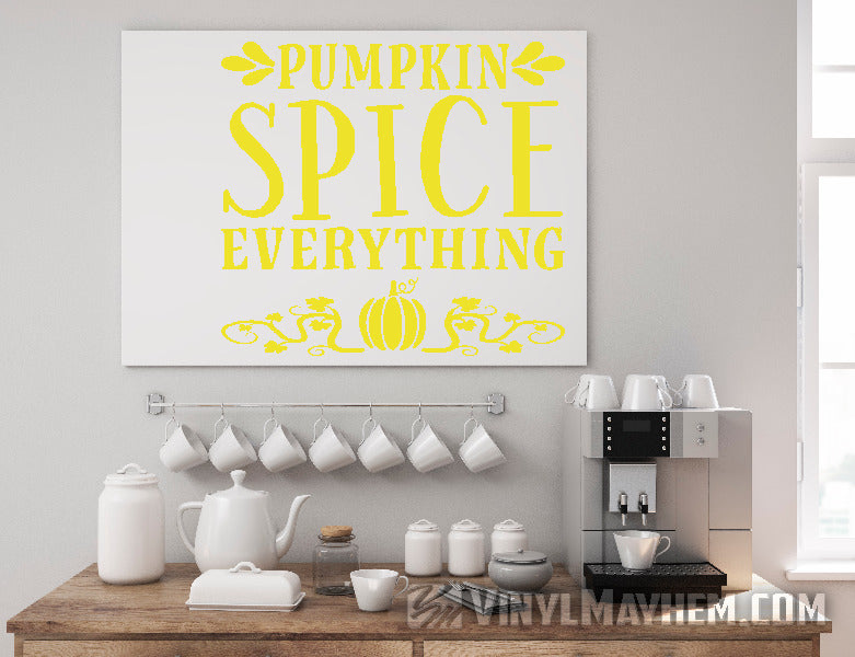 Pumpkin Spice Everything vinyl sticker