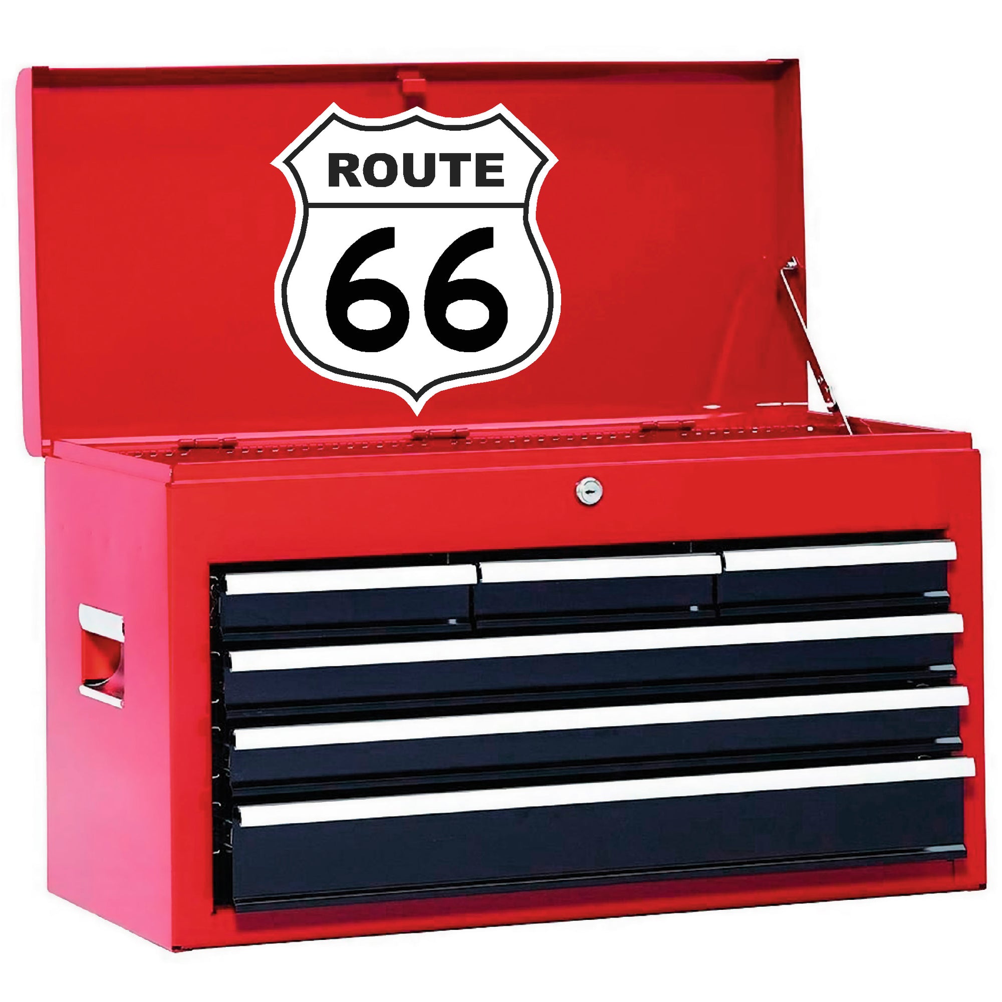 Route 66 road sign sticker