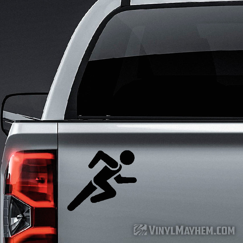 Run Icon vinyl sticker