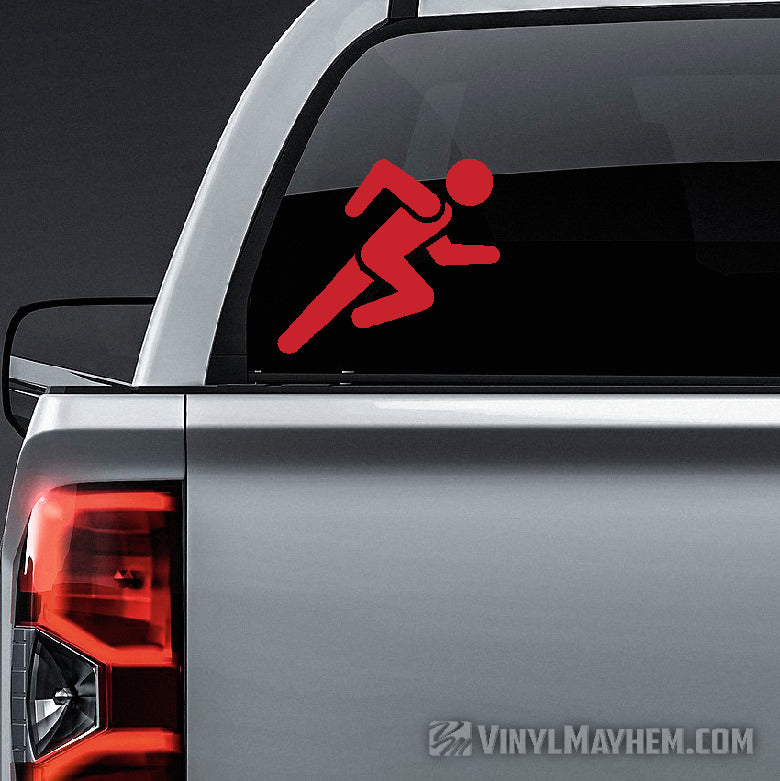 Run Icon vinyl sticker