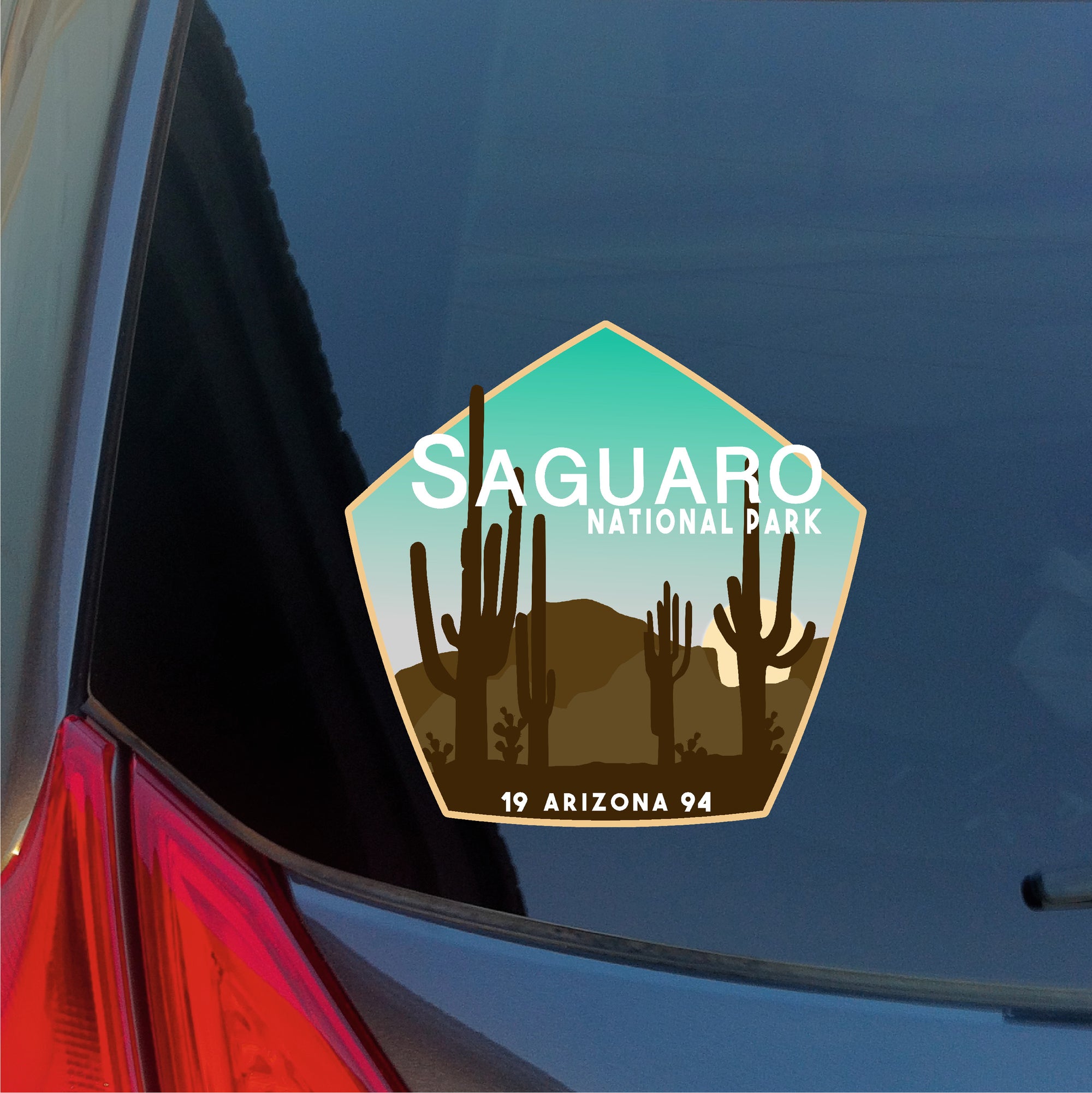 Saguaro National Park sticker car decal cactus desert Arizona