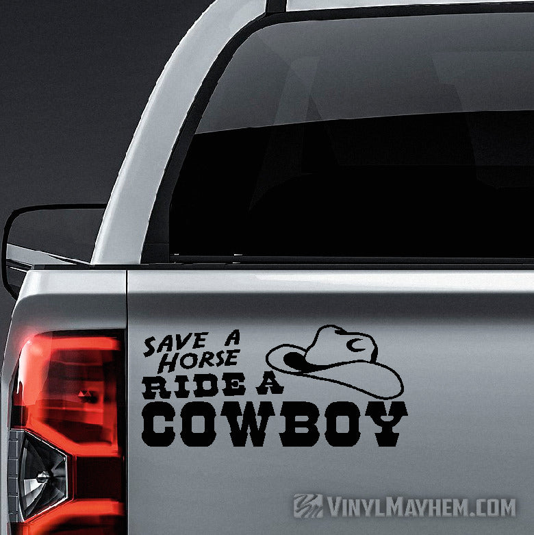 COWBOYS RIDE HARDER/STAY ON LONGER extra stuff Sticker