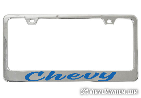 Chevy license plate deals cover