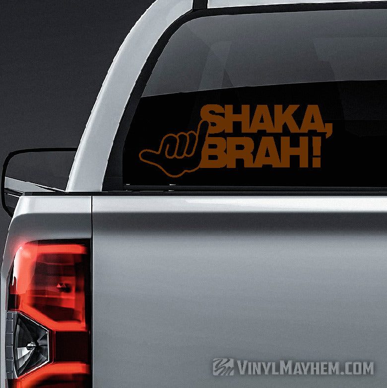 Shaka Brah vinyl sticker